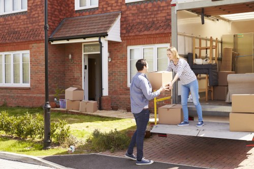 House removalists handling a Kingscross apartment move with careful loading