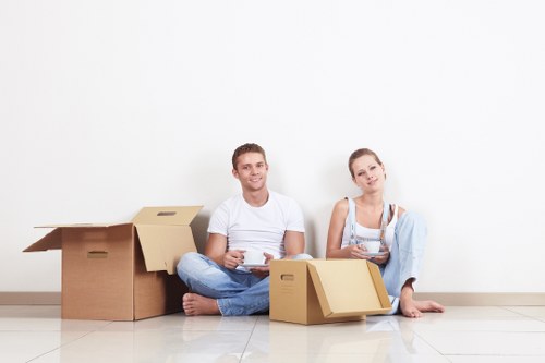 Commercial packing and unpacking assistance for a business move in Kingscross