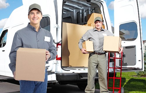 Moving furniture through a central London building access point