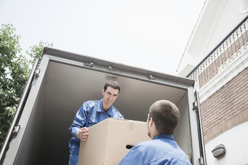 Local removals service loading items for a Kingscross property move