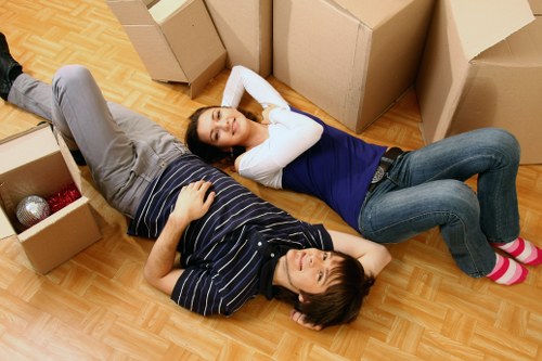 Office furniture and equipment prepared for a Kingscross commercial move